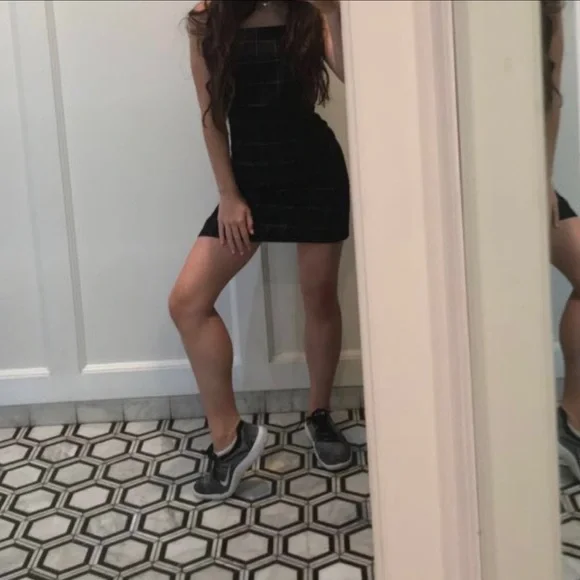 Short Black Mini Dress - Picture 3 of 3